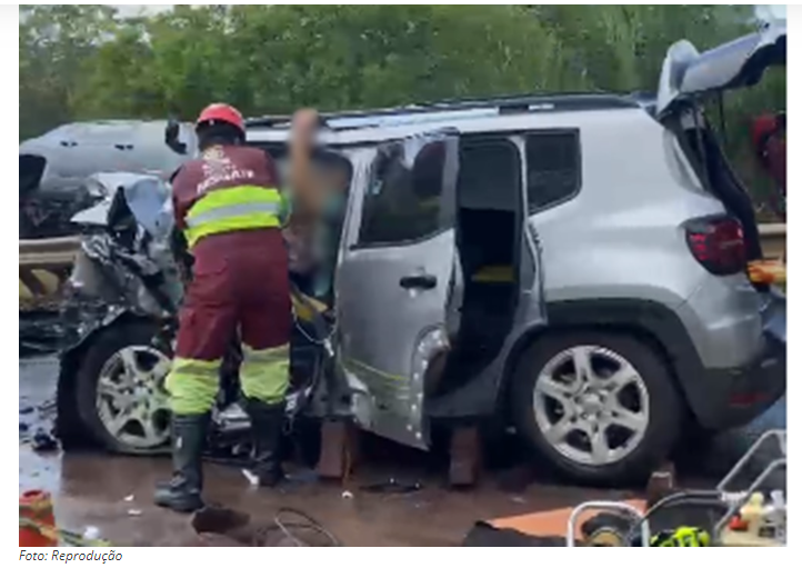 Imagem de compartilhamento para o artigo Motorista morre em acidente entre dois veículos entre Rio Verde e Coxim da MS Todo dia